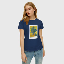 Женская футболка хлопок Ван Гог Ирисы - фото 2