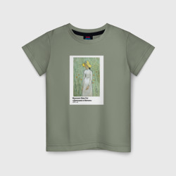 Детская футболка хлопок Ван Гог Девушка в белом