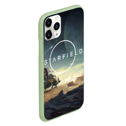 Чехол для iPhone 11 Pro матовый На поверхности Starfield - фото 2