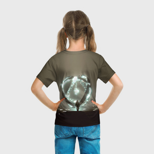 Детская футболка 3D с принтом Артефакт Starfield, вид сзади #2