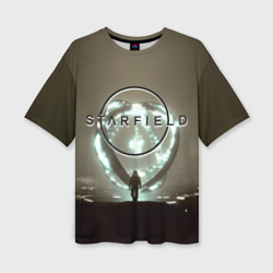 Женская футболка oversize 3D Артефакт Starfield