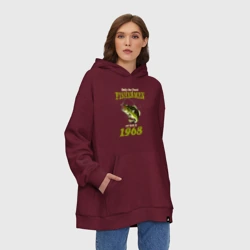 Худи SuperOversize хлопок Только лучшие рыбаки родились в 1968 году - фото 2