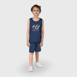 Детская пижама с шортами хлопок Шевроле Камаро 69 - фото 2