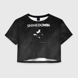 Женская футболка Crop-top 3D The Sound of Madness Shinedown