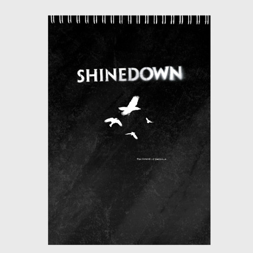 Скетчбук The Sound of Madness Shinedown, цвет белый