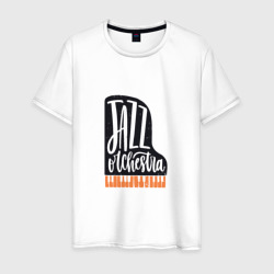 Джазовый Оркестр – Мужская футболка хлопок с принтом купить со скидкой в -20%