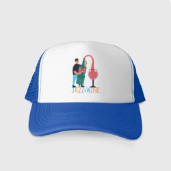 Кепка тракер с сеткой Джаз и Вино