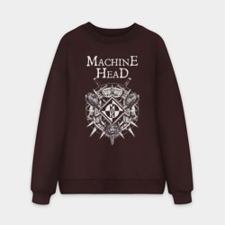 Мужской свитшот oversize без начеса хлопок Machine Head арт