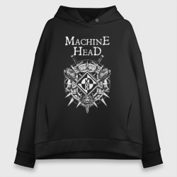 Женское худи Oversize хлопок Machine Head арт