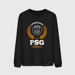 Мужской свитшот хлопок Лого PSG и надпись Legendary Football Club