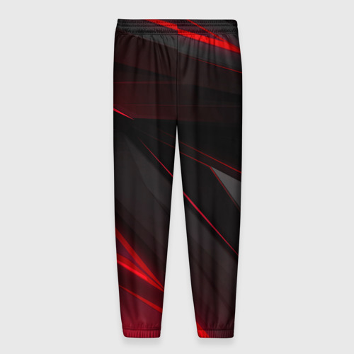 Мужские брюки 3D Красно-черный фон, цвет 3D печать - фото 2
