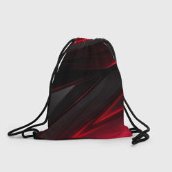 Рюкзак-мешок 3D Красно-черный фон
