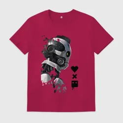 Мужская футболка хлопок xbot 4000 в профиль с лого