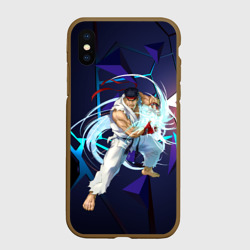 Чехол для iPhone XS Max матовый Рю-Street Fighter