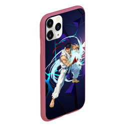 Чехол для iPhone 11 Pro Max матовый Рю-Street Fighter - фото 2