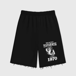 Женские шорты oversize футер хлопок Только лучшие рыбаки родились в 1970 году