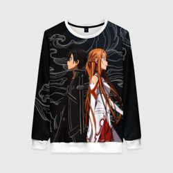 Женский свитшот 3D Кирито и Асуна - Sword Art Online