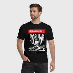 Мужская футболка хлопок Muhammad Ali двухсторонняя - фото 2