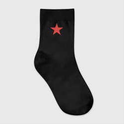 Носки с вышивкой  Красная Звезда