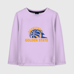 Детский лонгслив хлопок Golden State Basketball