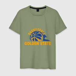 Мужская футболка хлопок Golden State Basketball