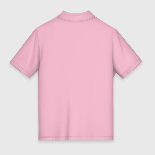 Мужское поло хлопок с вышивкой Карамельный Петушок, цвет светло-розовый - фото 9