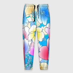 Мужские брюки 3D Летний цветочный паттерн - лето