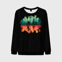 Мужской свитшот 3D Stranger Things Wrong Side