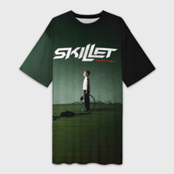 Платье-футболка 3D Comatose - Skillet
