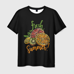 Свежее цитрусовое лето – Мужская футболка 3D с принтом купить со скидкой в -23%