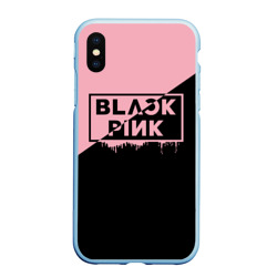 Чехол для iPhone XS Max матовый Blackpink Big logo