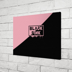 Холст прямоугольный Blackpink Big logo - фото 2