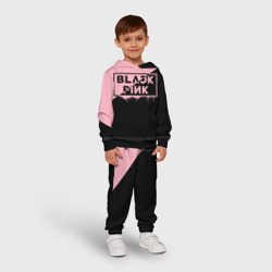 Детский костюм с толстовкой 3D Blackpink Big logo - фото 2
