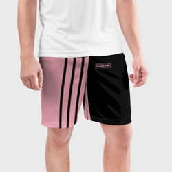 Мужские шорты спортивные Half black pink - фото 2