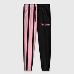 Женские брюки 3D Half black pink