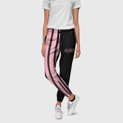 Женские брюки 3D Half black pink - фото 2