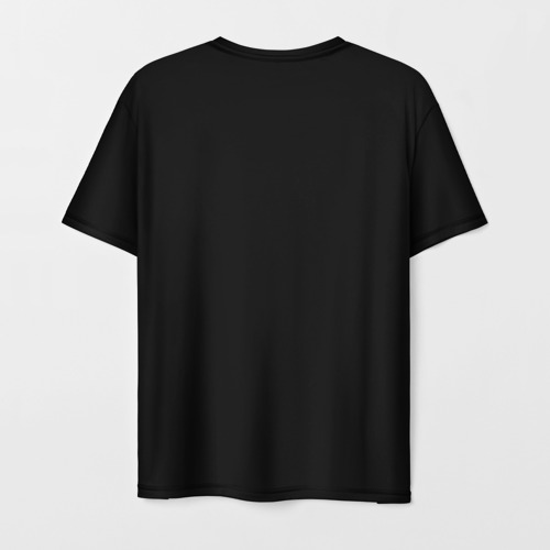 Мужская футболка 3D Сочные гранаты на черном фоне - фото 2