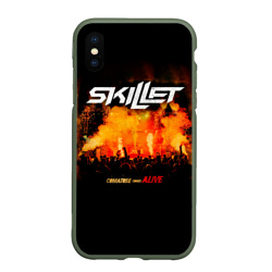 Чехол для iPhone XS Max матовый Comatose Comes Alive - Skillet