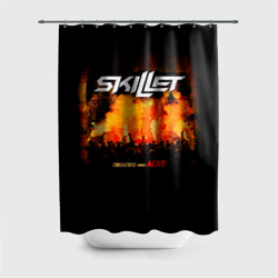 Штора 3D для ванной Comatose Comes Alive - Skillet