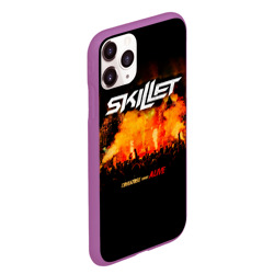 Чехол для iPhone 11 Pro Max матовый Comatose Comes Alive - Skillet - фото 2