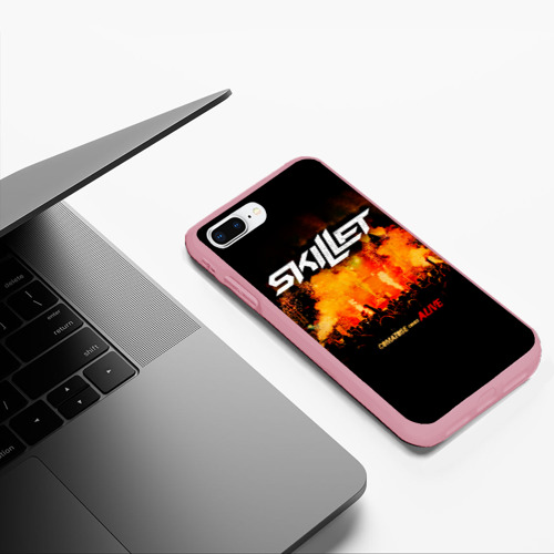 Чехол для iPhone 7Plus/8 Plus матовый с принтом Comatose Comes Alive - Skillet, фото #5