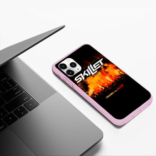 Чехол для iPhone 11 Pro Max матовый с принтом Comatose Comes Alive - Skillet, фото #5