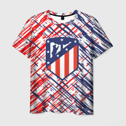 Мужская футболка 3D Атлетико Мадрид краска
