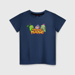 Детская футболка хлопок My Singings Monsters Logo