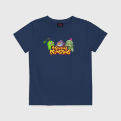 Детская футболка хлопок My Singings Monsters Logo