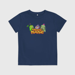 Детская футболка хлопок My Singings Monsters Logo