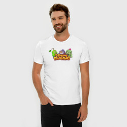 Мужская футболка хлопок Slim My Singings Monsters Logo - фото 2