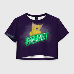 Женская футболка Crop-top 3D Blabbit Rare