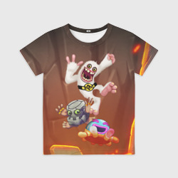 Детская футболка 3D Барабамень, Мамунт и Палезатор