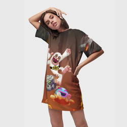 Платье-футболка 3D Барабамень, Мамунт и Палезатор - фото 2